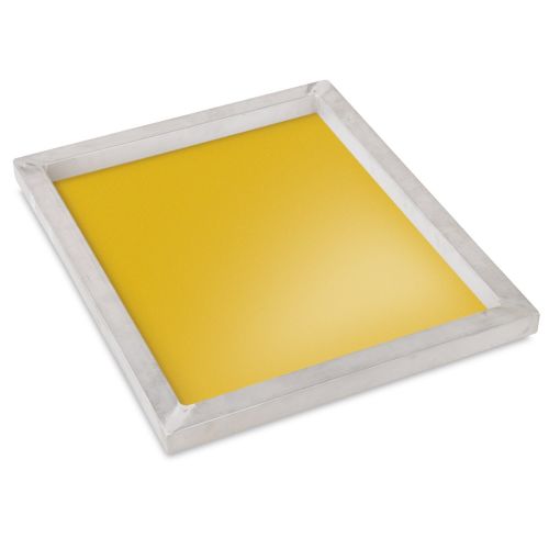 Printer's Edge Aluminum Screen Printing Frame - 20 x 24 x 1 1/4, Yellow,  230 mesh