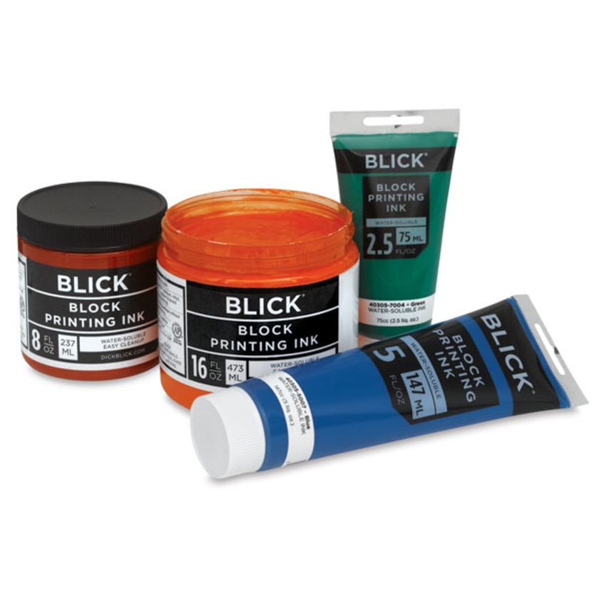 Blick Water-Soluble Block Printing Inks | BLICK Art Materials