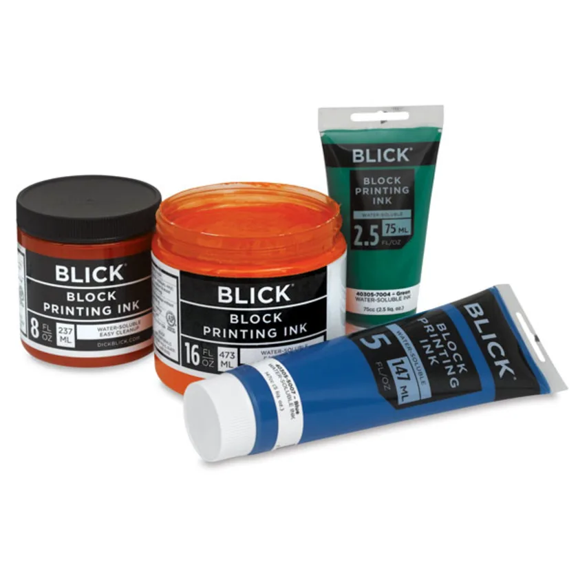 Blick Water-Soluble Block Printing Inks | BLICK Art Materials