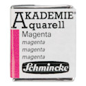 Schmincke Akademie Aquarell Watercolor Pan - Magenta, Half Pan