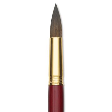 Open in modal - Blick Master Synthetic Kolinsky Brush - Long Handle, Round, Size 20, close-up
