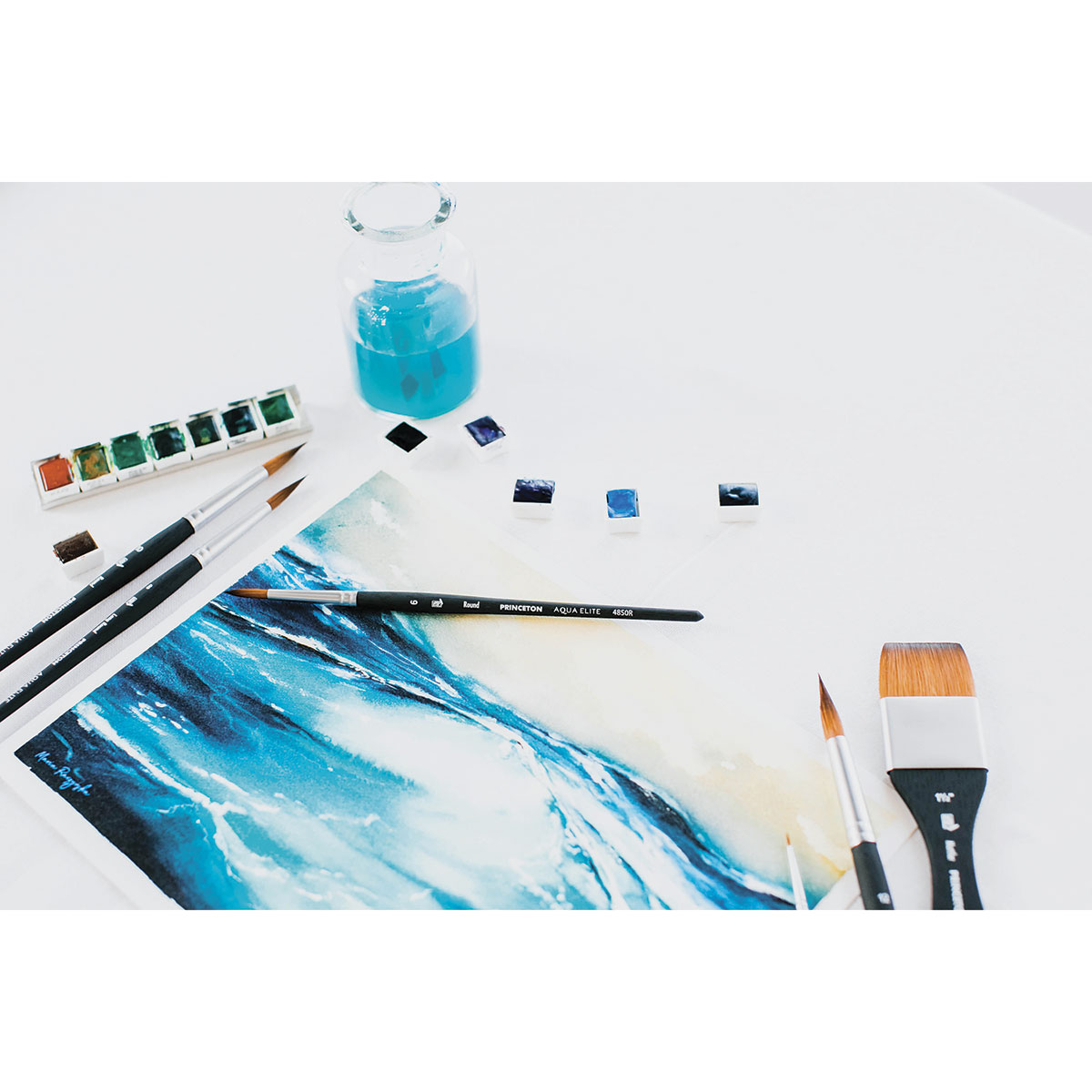 Jual Kuas Lukis Princeton Aqua Elite Series 4850 Watercolor Brush - Fan 4 -  Jakarta Timur - Toko Prapatan-alat Lukis