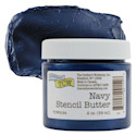 Stencil Butter Acrylic Paints - Navy, 2 oz Jar