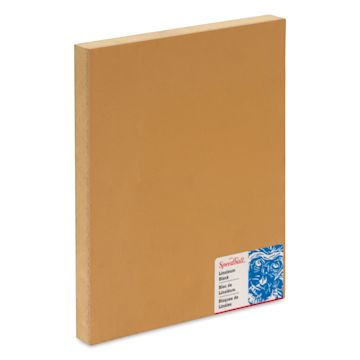 Open in modal - Speedball Mounted Linoleum Block - 8" x 10", at an angle