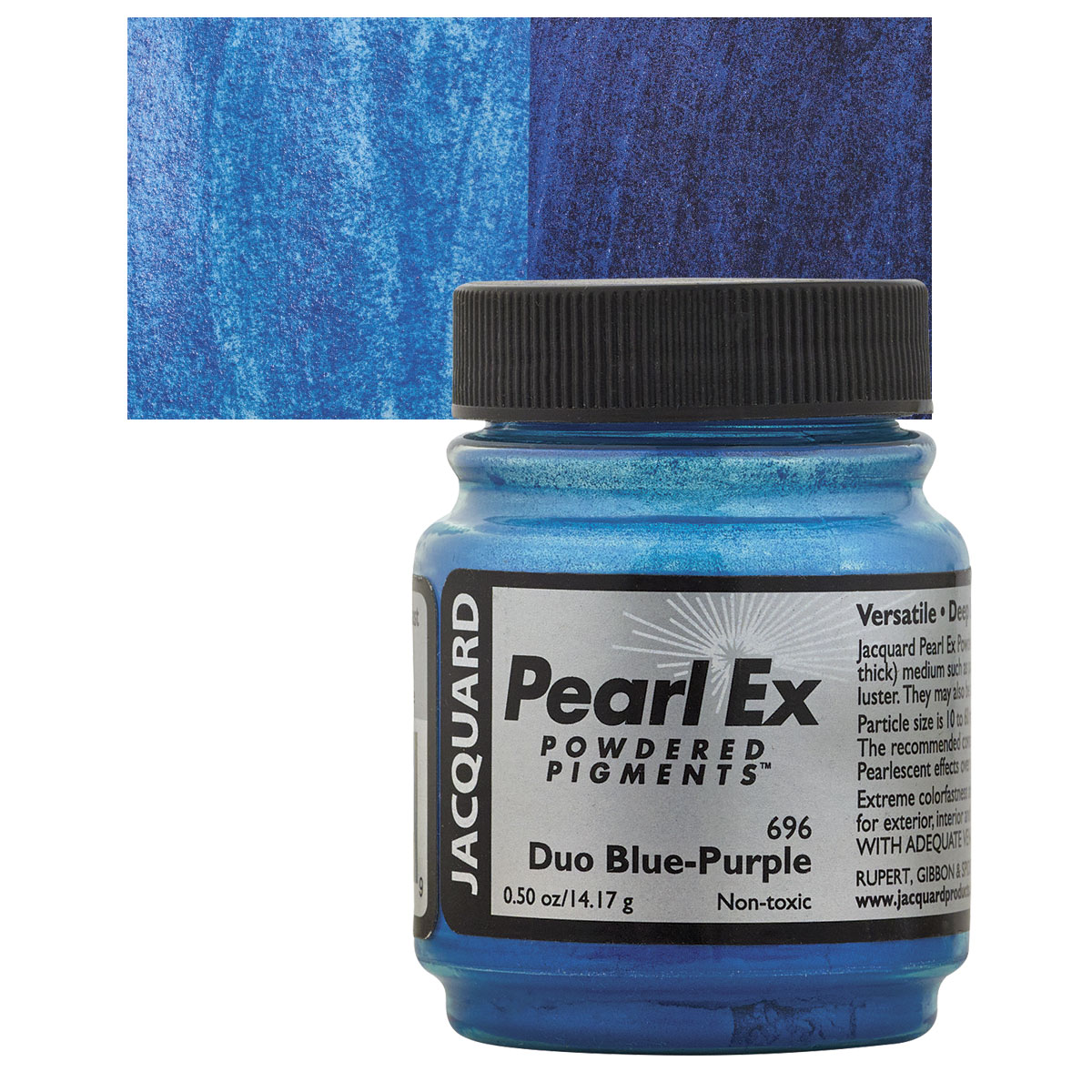 Jacquard Pearl-Ex Pigment - Duo Blue-Purple, .5 oz, Jar