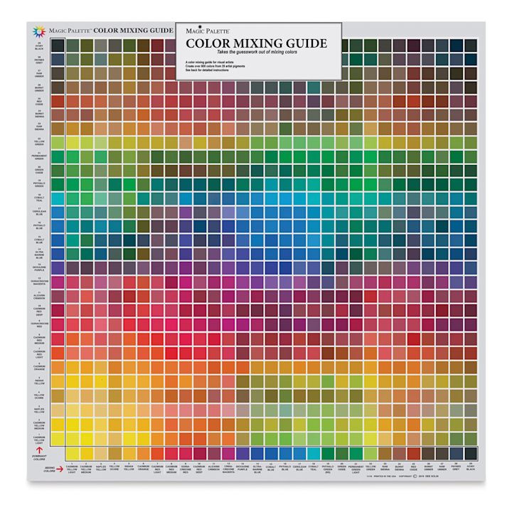 Magic Palette Color Selector and Mixing Guide - Studio Size, 24