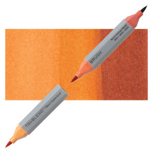 Spectrum Noir Triblend Brush Marker - Burnt Orange Blend