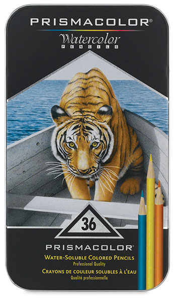 Prismacolor Watercolor Pencil Set - Assorted Colors, Set of 36