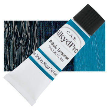 CAS AlkydPro Fast-Drying Alkyd Oil Color - Phthalo Turquoise, 37 ml tube