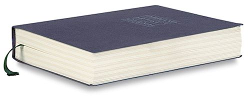 Fabriano Artist's Journal - Sharply angled view of Journal showing pages and ribbon bookmark
