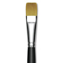Trekell Synthetic Gold Taklon Brush - Bright, Short Handle, Size 20