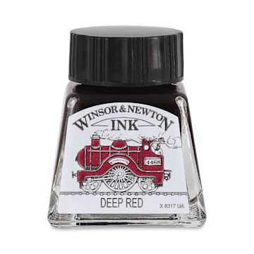 Open in modal - Winsor & Newton Drawing Ink - Deep Red, 14 ml
