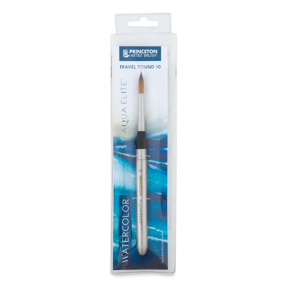 Princeton Aqua Elite Series 4850 Synthetic Brush - Round, Size 10, Short  Handle, BLICK Art Materials