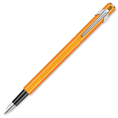 Caran d’Ache 849 Fountain Pen, Fluorescent Orange, Fine Nib