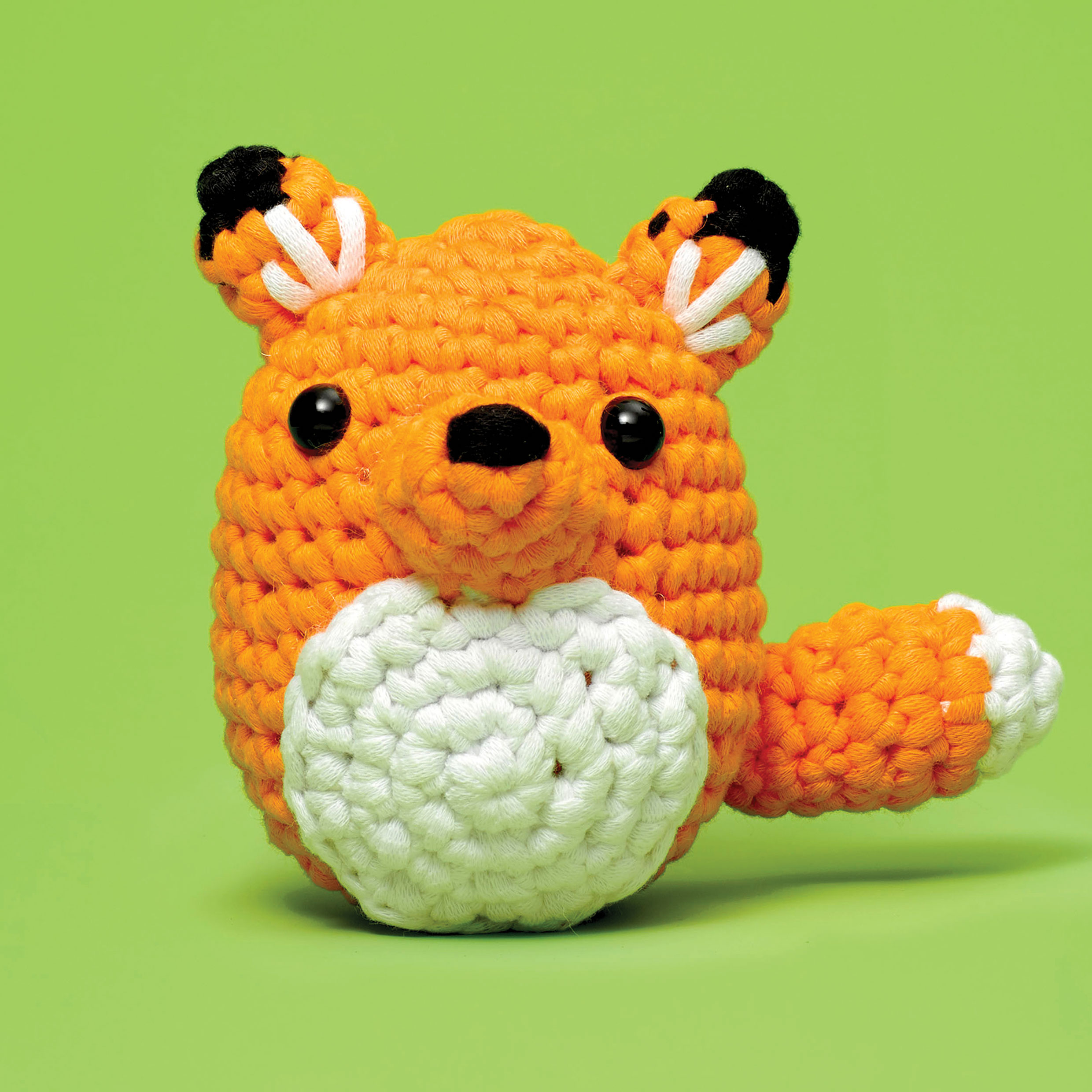 The Woobles Beginner Crochet Amigurumi Kit - Fox