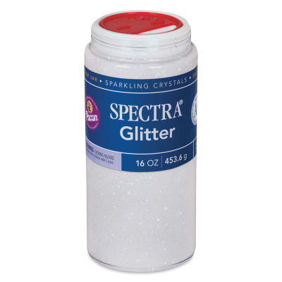 Spectra Sparkling Crystals Glitter - 16 oz, White