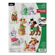 Bucilla Holiday Felt Ornament Kits