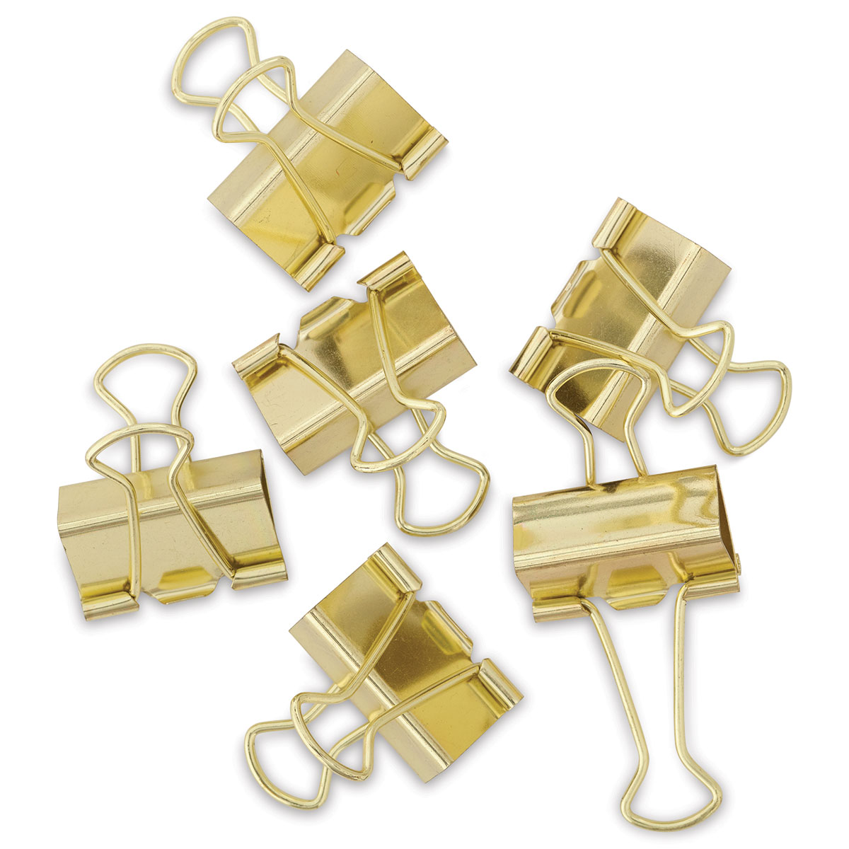 Gold Binder Clips Coideal 10 Pack 2 Inch Stainless Steel Large BPRC-Gold-10P 