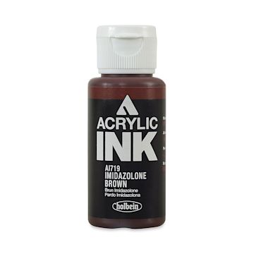 Open in modal - Holbein Acrylic Ink - Imidazolone Brown, 30 ml