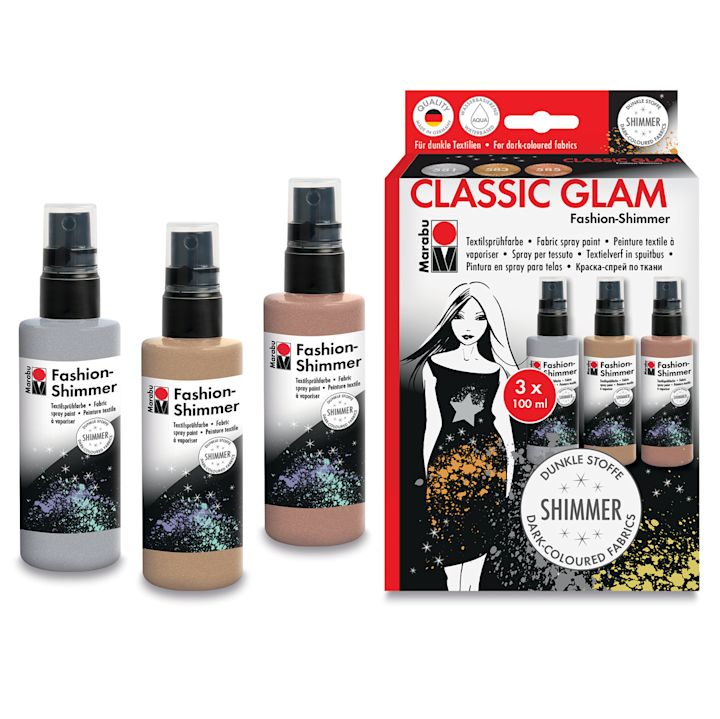 Marabu Fashion Spray Fabric Paint and Sets BLICK Art Materials