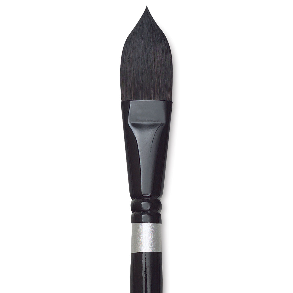 Silver Brush Black Velvet Watercolor Brush Flat 1-Inch - Wet Paint Artists'  Materials and Framing
