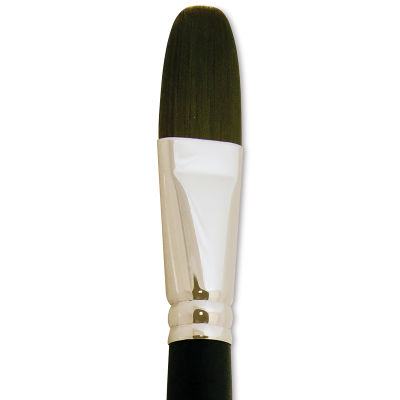 Silver Brush Black Pearl Brush - Filbert, Long Handle, Size 12