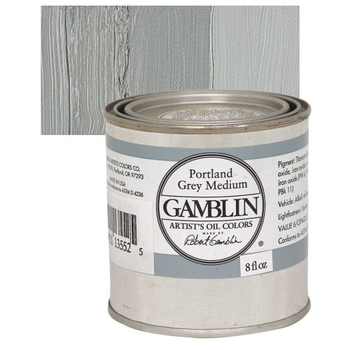 Gamblin Artists Oil Color 150ml Series 1: Ivory Black - Wet Paint