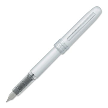 Open in modal - Platinum Plaisir Fountain Pen - Ice White, Fine