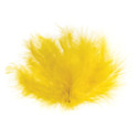 John Bead Marabou Feathers - g, Yellow