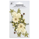 Little Birdie Fairy Rosa Paper Flowers - Amor Mio, Pkg of 2