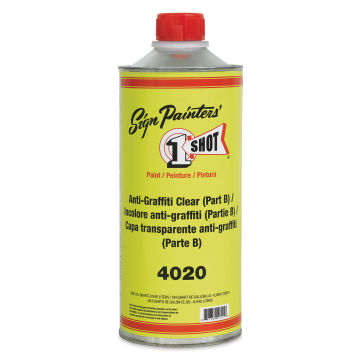 Open in modal - 1-Shot Clear Anti-Graffiti Coating - Part B, Quart (Front of can)