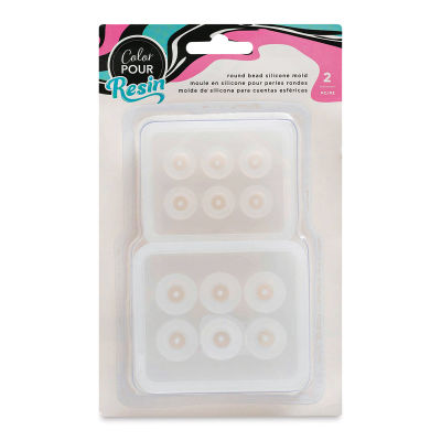 American Crafts Color Pour Round Bead Silicone Mold (in package)