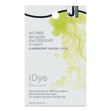 Jacquard iDye Fabric Dye 14 Grams-Fluorescent Yellow