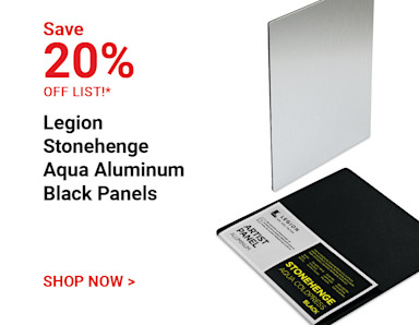 Save 20% off list. Legion Stonehenge Aqua Aluminum Black Panels. Shop Now