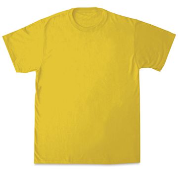 Open in modal - First Quality 50/50 T-Shirts, Adult Sizes - Yellow Small