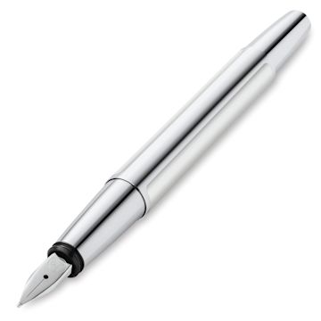 Open in modal - Pelikan Pura Fountain Pen - Silver, out of packaging