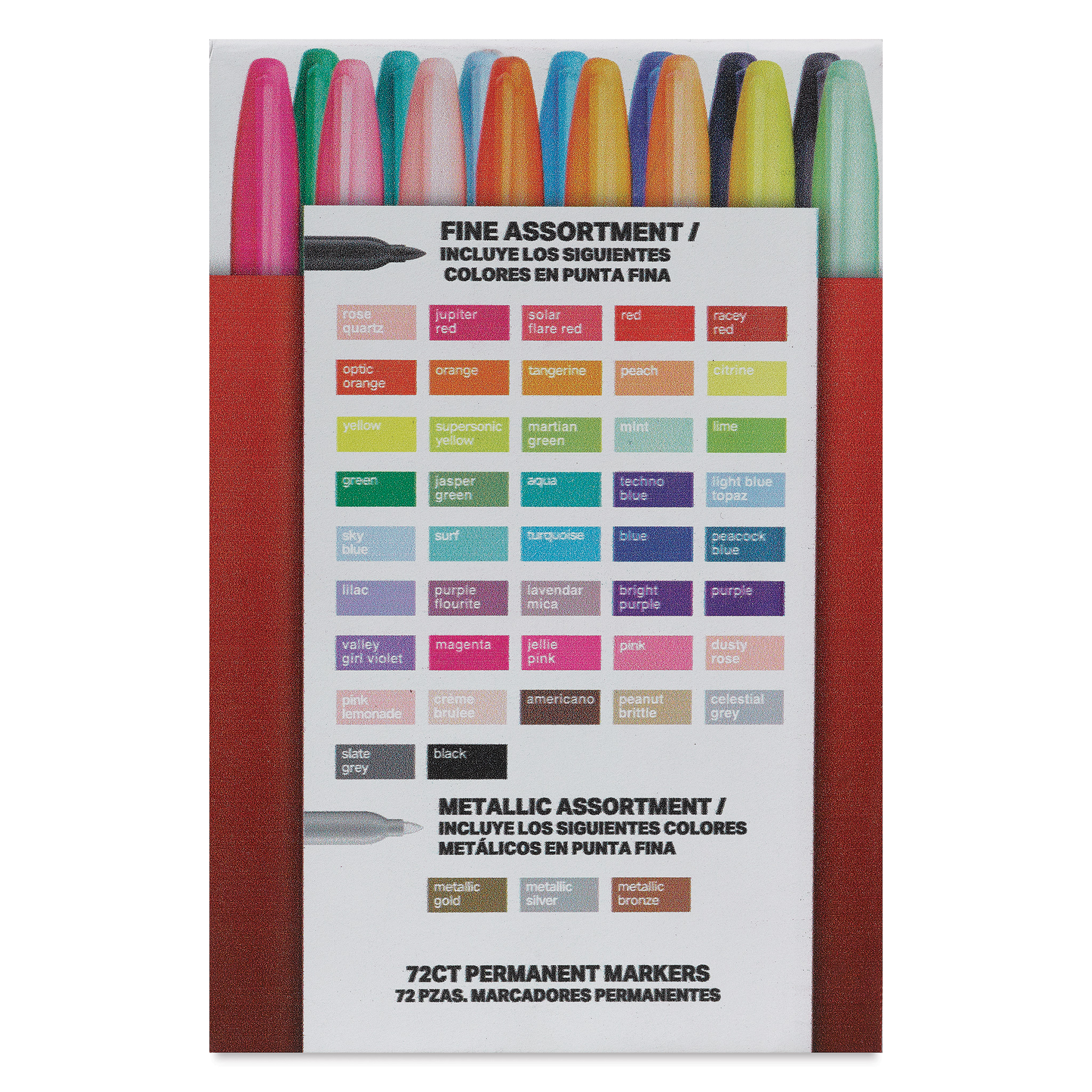 Sharpie Ultimate Collection Permanent Markers, Assorted Colors, 72 ct