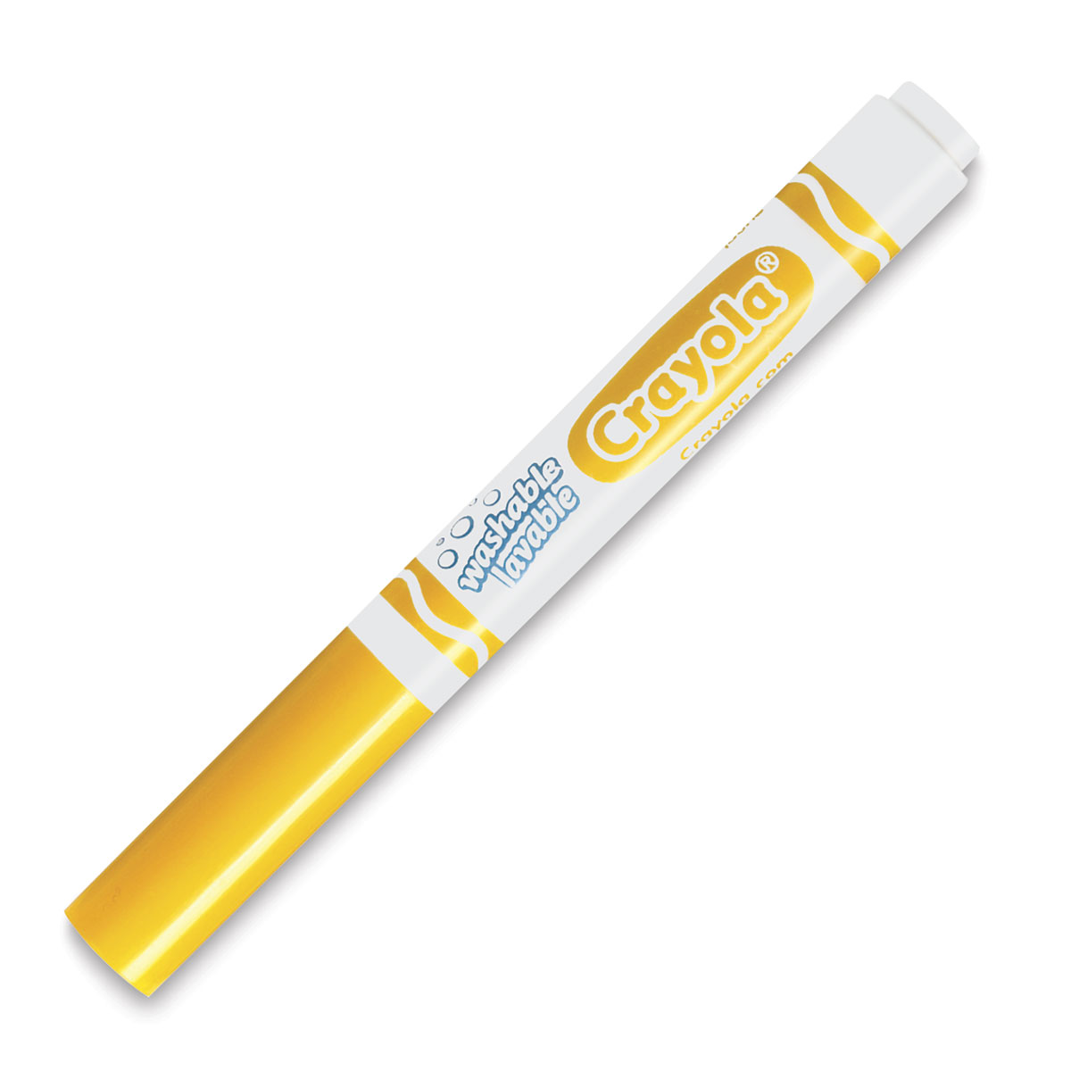 Crayola - Bulk Ultra-Clean Washable Markers, Conical Tip - Yellow