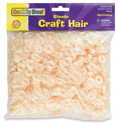 Creativity Street Craft Hair - 4 oz Bag, Blonde