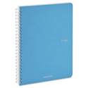 Fabriano EcoQua Spiral Notebook - Turquoise, 8.3" x 5.8", Blank