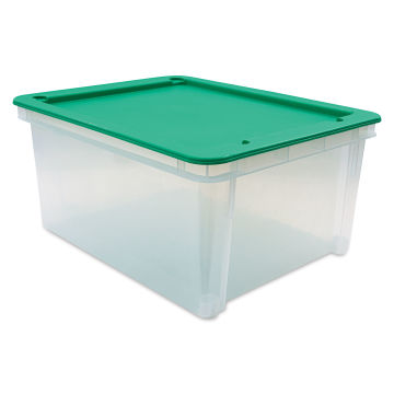 Dial Industries Tuft Tote with Lid - Large, Green Lid
