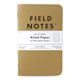 Field Notes Original Kraft 3-Pack Notebooks - Ruled, 3-1/2" x 5-1/2", 48 Pages, front cover