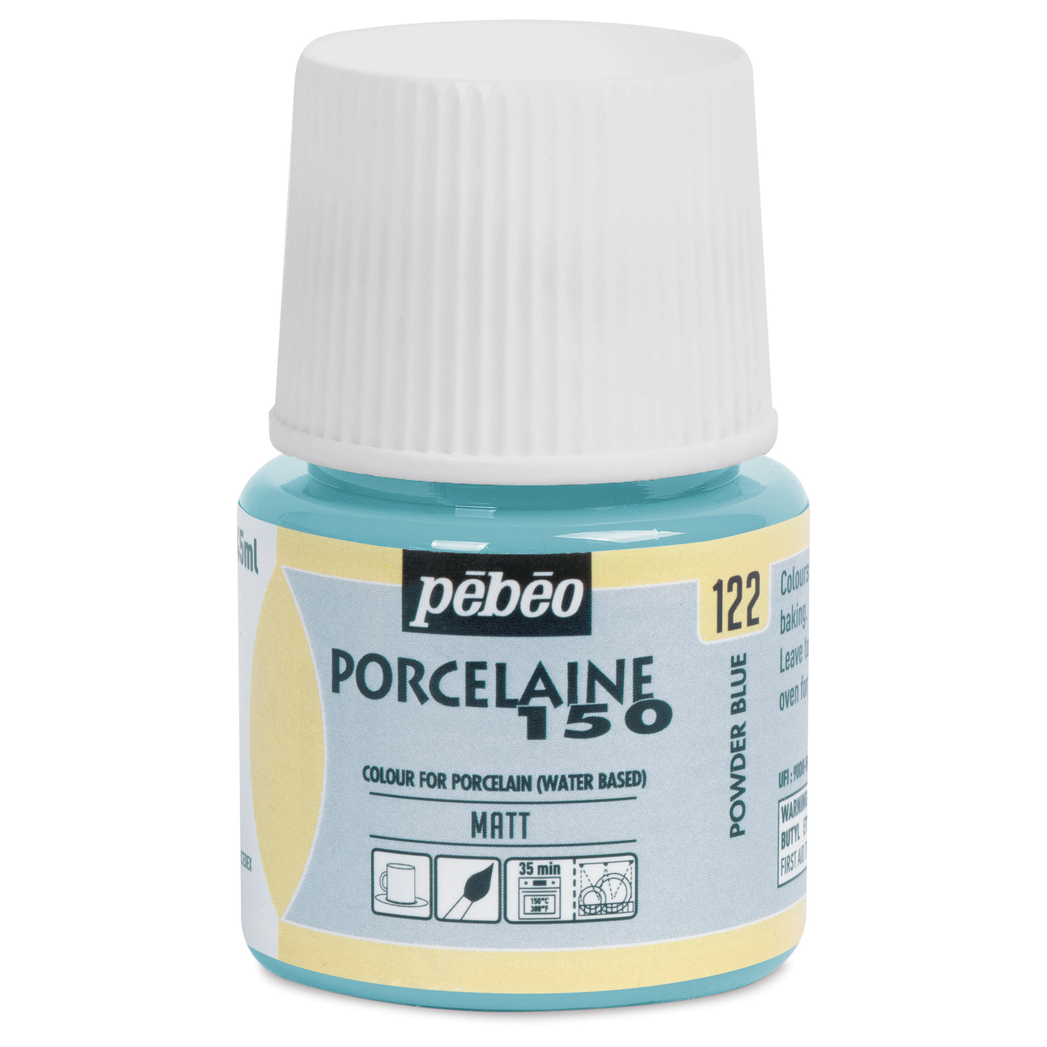 Pebeo Water-based acrylic paint for pottery Porcelain 150 pastel