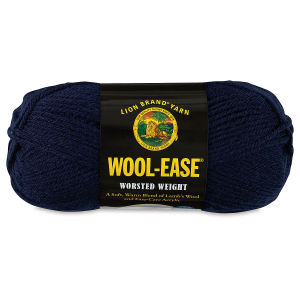 Lion Brand Wool-Ease Yarn - Navy