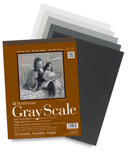 Review: Strathmore Gray Scale and Pastel Paper Pads (400 series)