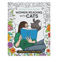 Women Reading with Cats Coloring & Activity Book