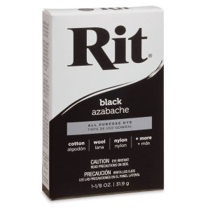 Rit Dye Powder - Black (In packaging)