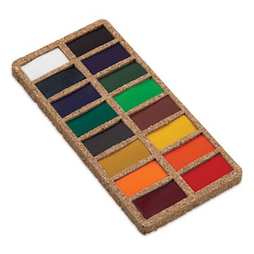 Open in modal - Viviva Watercolor Paint Pan Set - Original, Set of 16 pan of colors