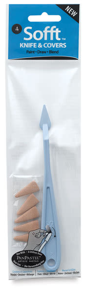 PanPastel Sofft Tools Knife and Covers, No. 4 Point BLICK Art Materials