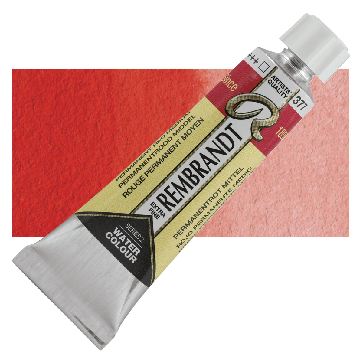 Rembrandt Artist Watercolors Permanent Red Medium, 10 ml tube